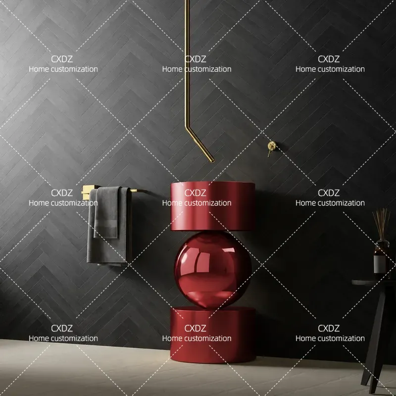 Home Bar Sink - Lavabo de Bar Estilo Industrial, Columna