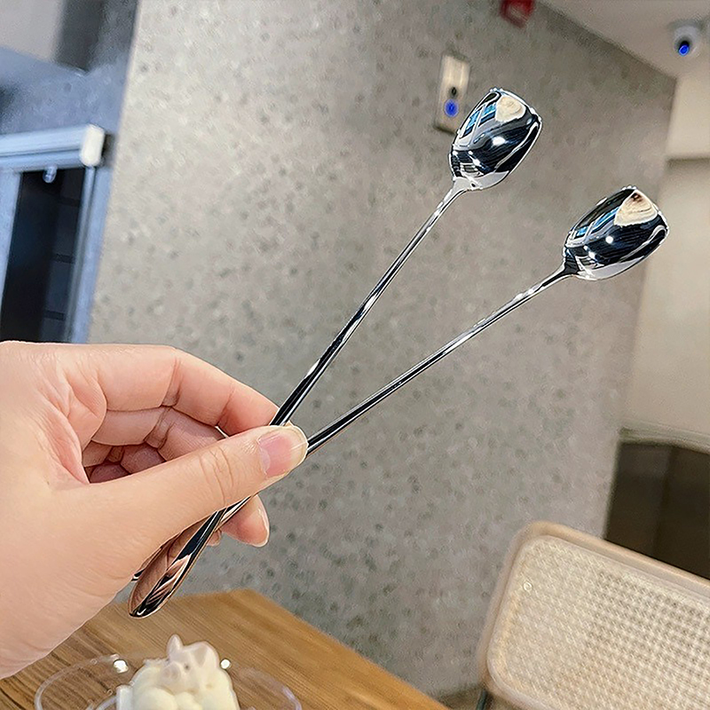 Cuchara agitadora de mango lar - Ice Pick Pick reseña y precio