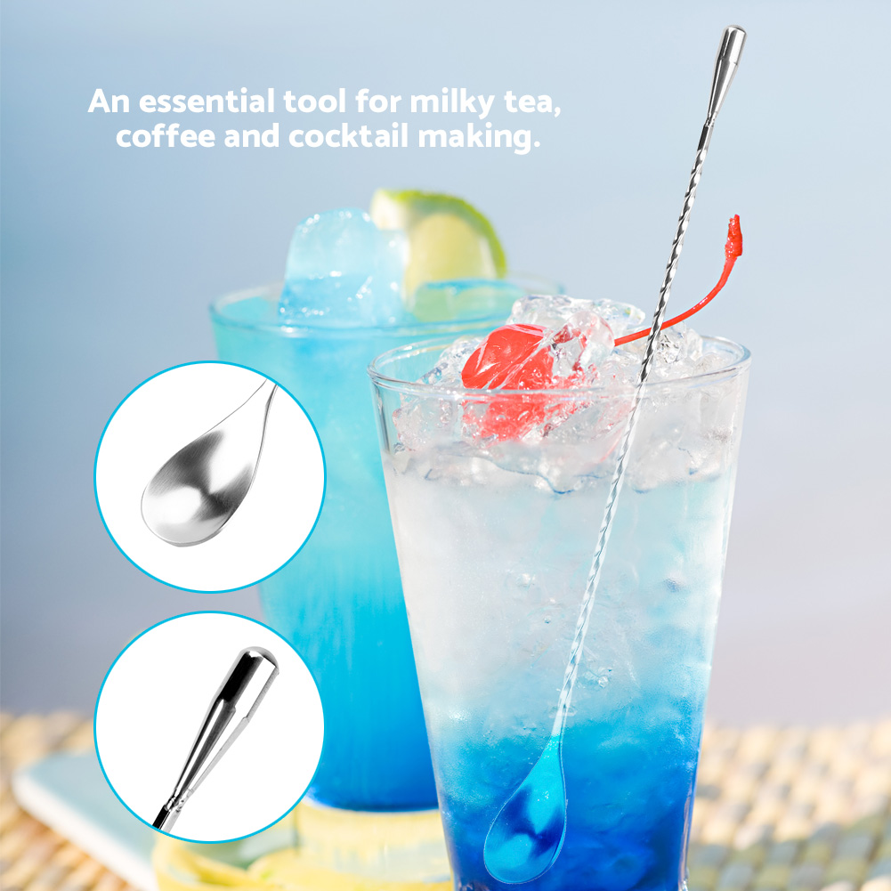 Cuchara de Bar de Acero Inoxid - Bar Spoon Twisted reseña y precio