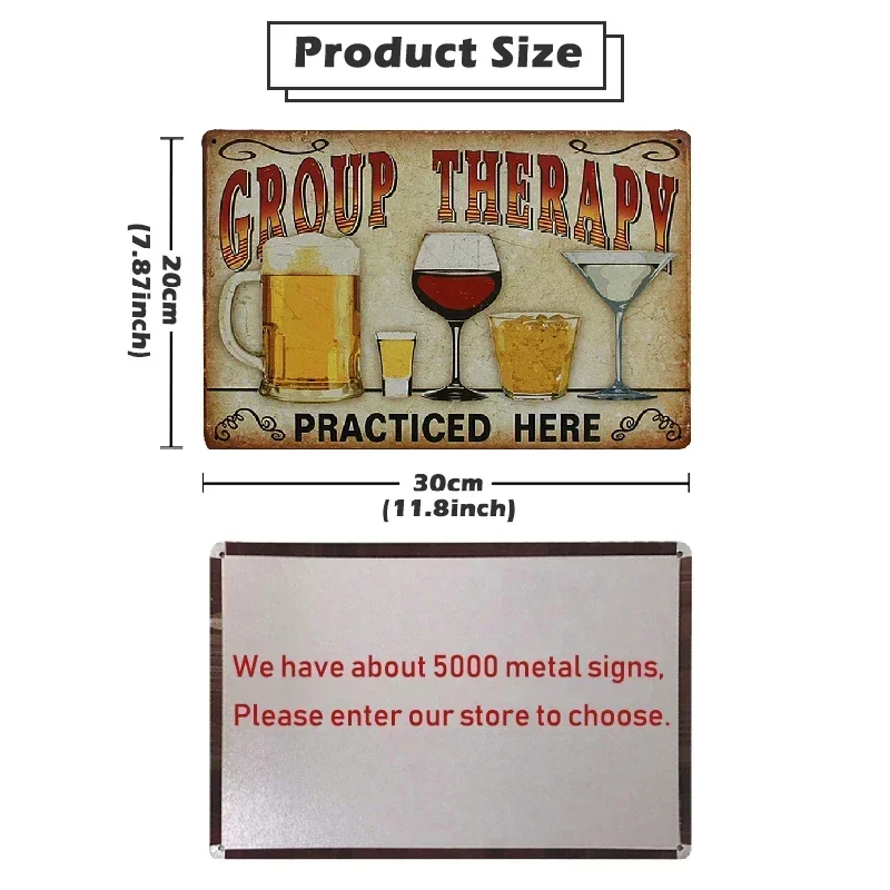 Póster Vintage de Metal con Di - Home Bar Sydney reseña y precio