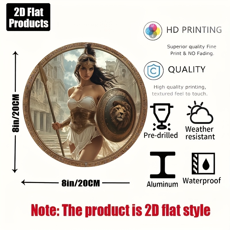 Arte de Pared Redondo de Guerr - Home Bar Accessories reseña y precio