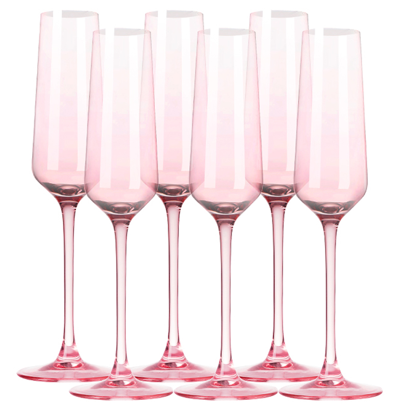 Juego de 6 Copas de Champán de - Highball Glass Set reseña y precio